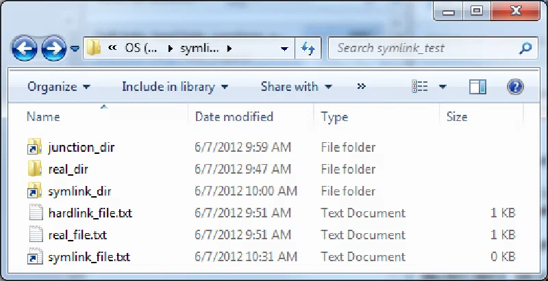 Screenshot of folder in Windows Explorer