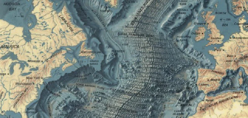 Ocean Floors and Land Relief (1976)
